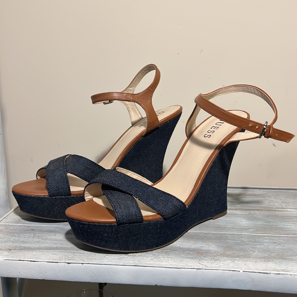 Guess Denim Wedges